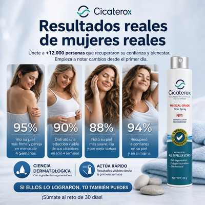 Cicaterox - Spray para eliminar cicatrices